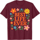 Jehovah's Witness BEST LIFE EVER JW Gift JW ORG T-Shirt - T-Shirt | Maroon