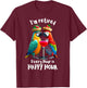 Funny Retirement "I'm Retired - Every Hour is Happy Hour" T-Shirt - T-Shirt | Maroon