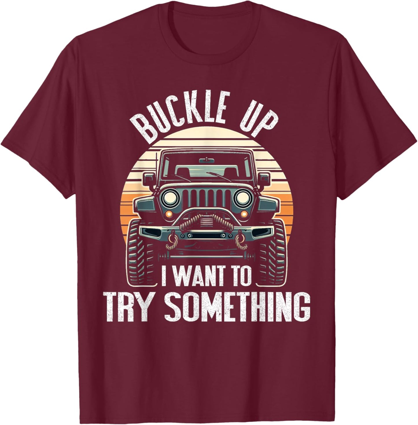 Offroad Racing Dad SxS 4X4 Off-Roading SUV UTV Car Lovers T-Shirt - T-Shirt | Maroon