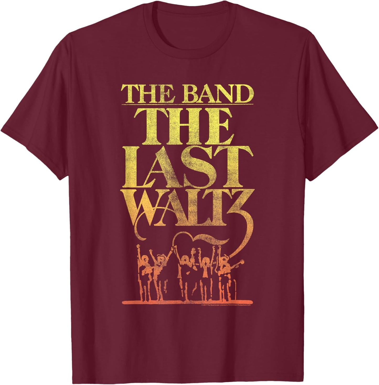The Band the Last Waltz T-Shirt - T-Shirt | Maroon