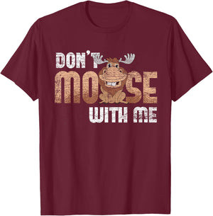 Scandinavia Animal Sweden Nature Wild Animal Funny Moose T-Shirt - T-Shirt | Maroon