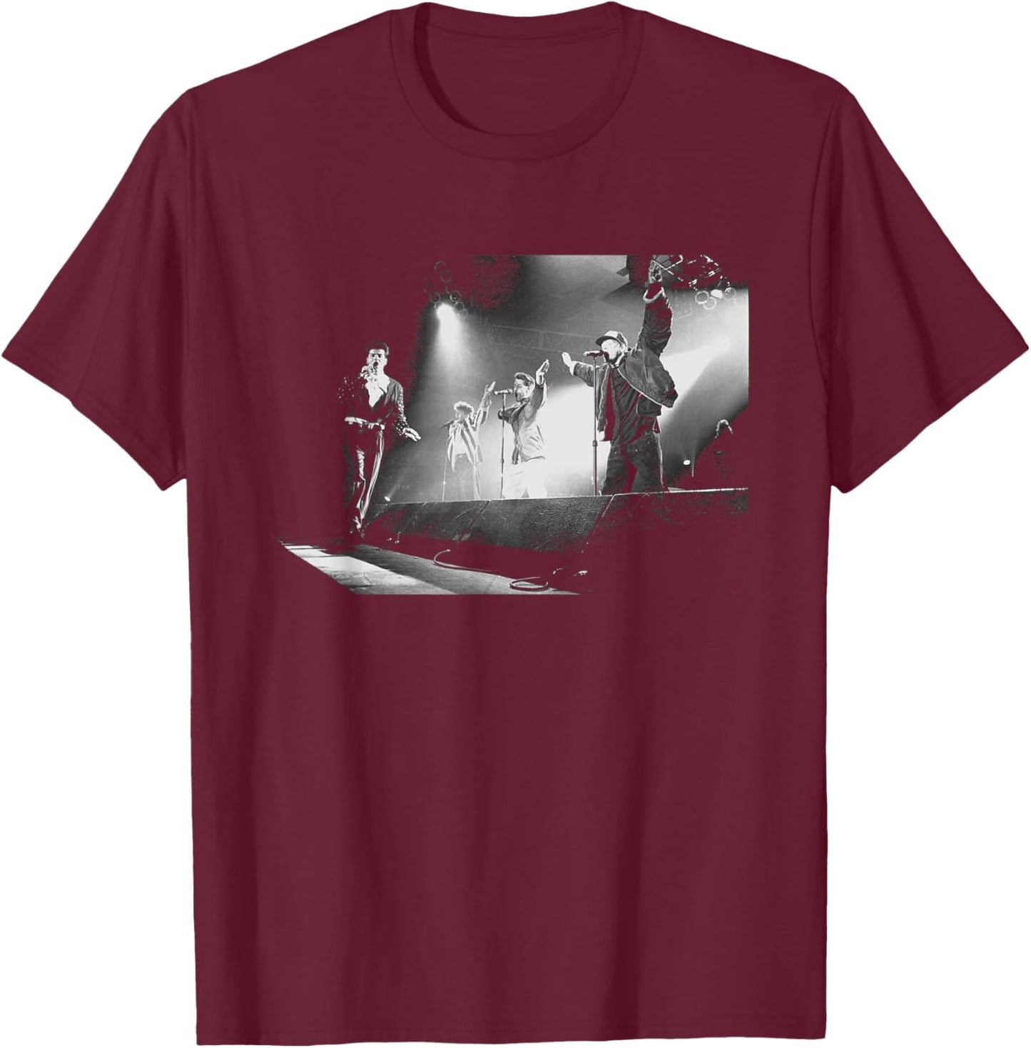 New Kids On The Block Magic Summer Tour Boy Band T-Shirt - T-Shirt | Maroon