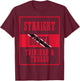 Straight Outta Trinidad & Tobago Caribbean Souvenir T-Shirt - T-Shirt | Maroon