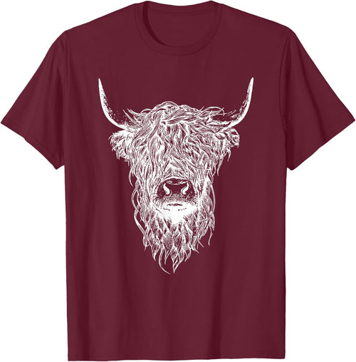 Scottish Highland Cattle Kyloe Domestic Cattle Animals Cow Motif
