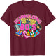 Reminiscing The 80's Retro 80's Themed T-Shirt - T-Shirt | Maroon
