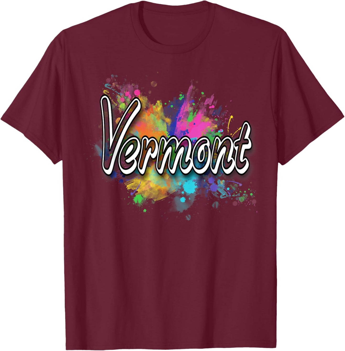 Vermont Apparel Women & Kids - Vermont T-Shirt - T-Shirt | Maroon