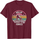 Retro Vintage Rollin with My Homies Roller Skating T-Shirt - T-Shirt | Maroon