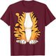 Cute Headless Tiger Costume Halloween | Funny Animal Gift T-Shirt - T-Shirt | Maroon