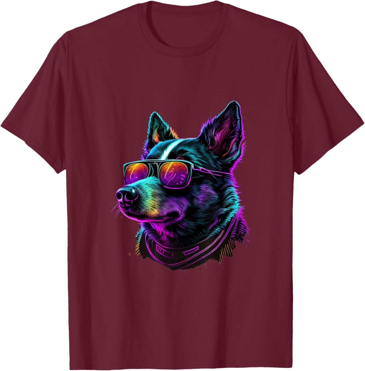 Australian Cattle Dog Dogs Australian Cattle Dogs Men Women Girls Kids T-Shirt - T-Shirt | Maroon