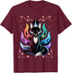 Japanese Fox Kitsune Seven Elements Cherry Flower Blossom T-Shirt - T-Shirt | Maroon