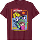 Disney and Pixar’s Monsters, Inc. CDA Beware of Children T-Shirt - T-Shirt | Maroon