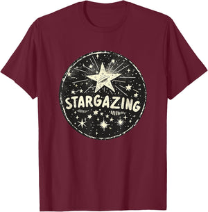 Cool stargazing Outfit T-Shirt - T-Shirt | Maroon