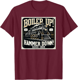 Boiler Up Hammer Down T-Shirt - T-Shirt | Maroon