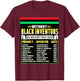 History Of Black Inventors Black History Month 2A1 T-Shirt - T-Shirt | Maroon