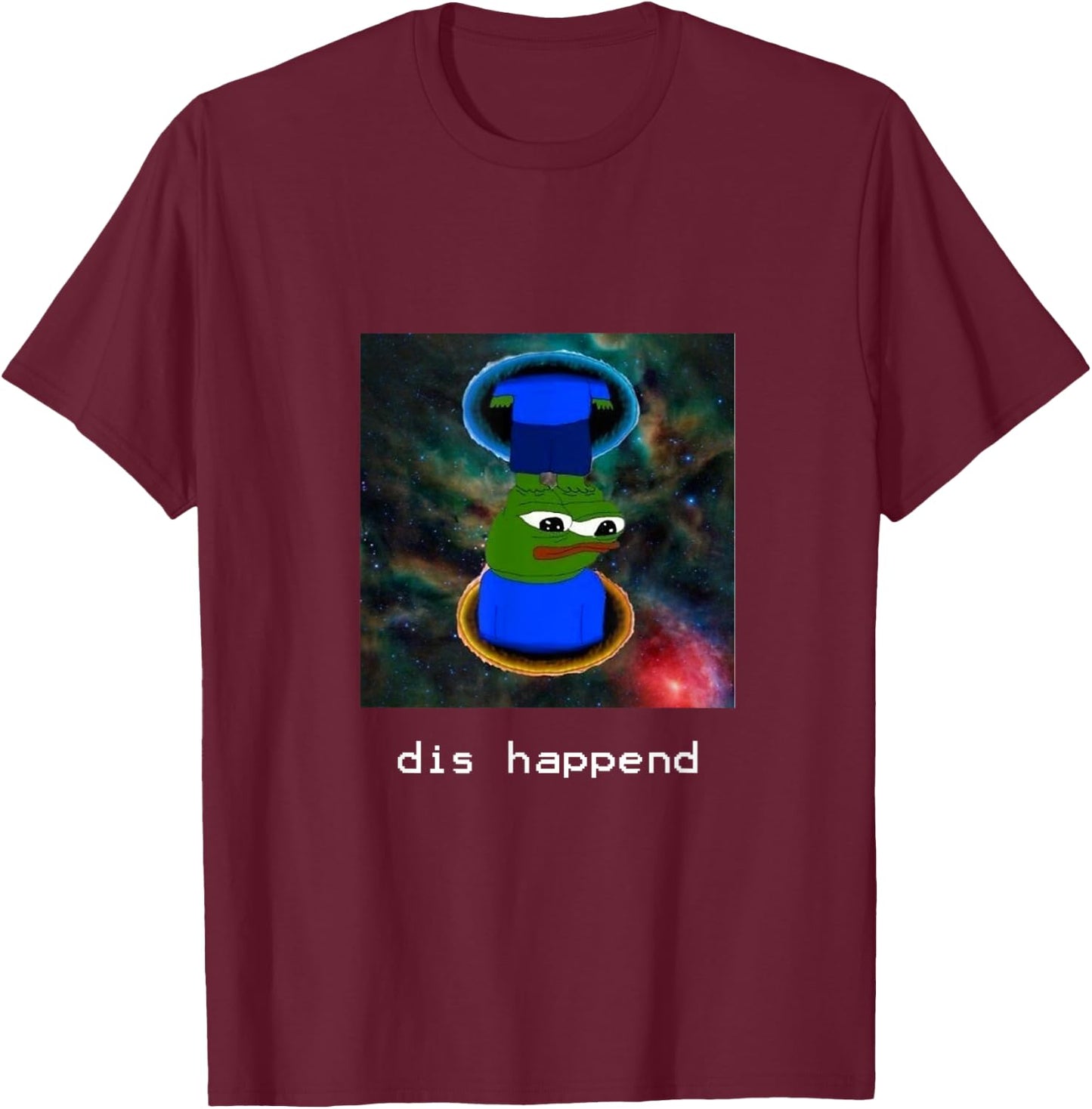 Apu Dis Happend T-Shirt - T-Shirt | Maroon