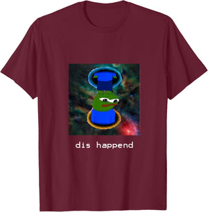 Apu Dis Happend T-Shirt - T-Shirt | Maroon