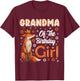 Grandma Fox Animal Lovers Birthday Girl Fox B-day Family T-Shirt - T-Shirt | Maroon