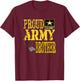 Proud Army Brother Military Pride T-Shirt - T-Shirt | Maroon