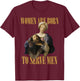 Born To Serve Men Christian Boss Girl Motivational Funny T-Shirt - T-Shirt | Maroon