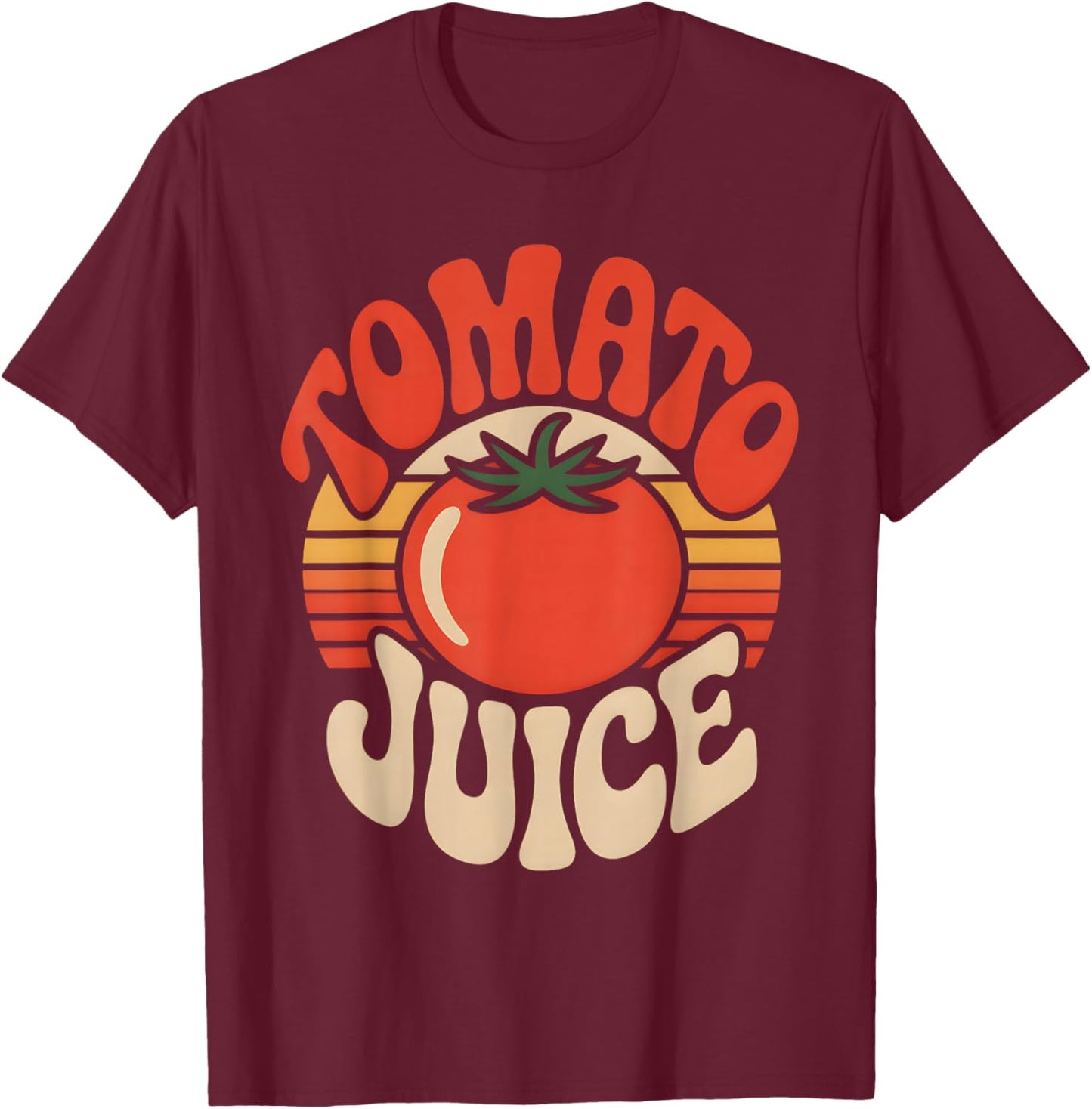 Jus de Tomate rétro T-Shirt - T-Shirt | Maroon