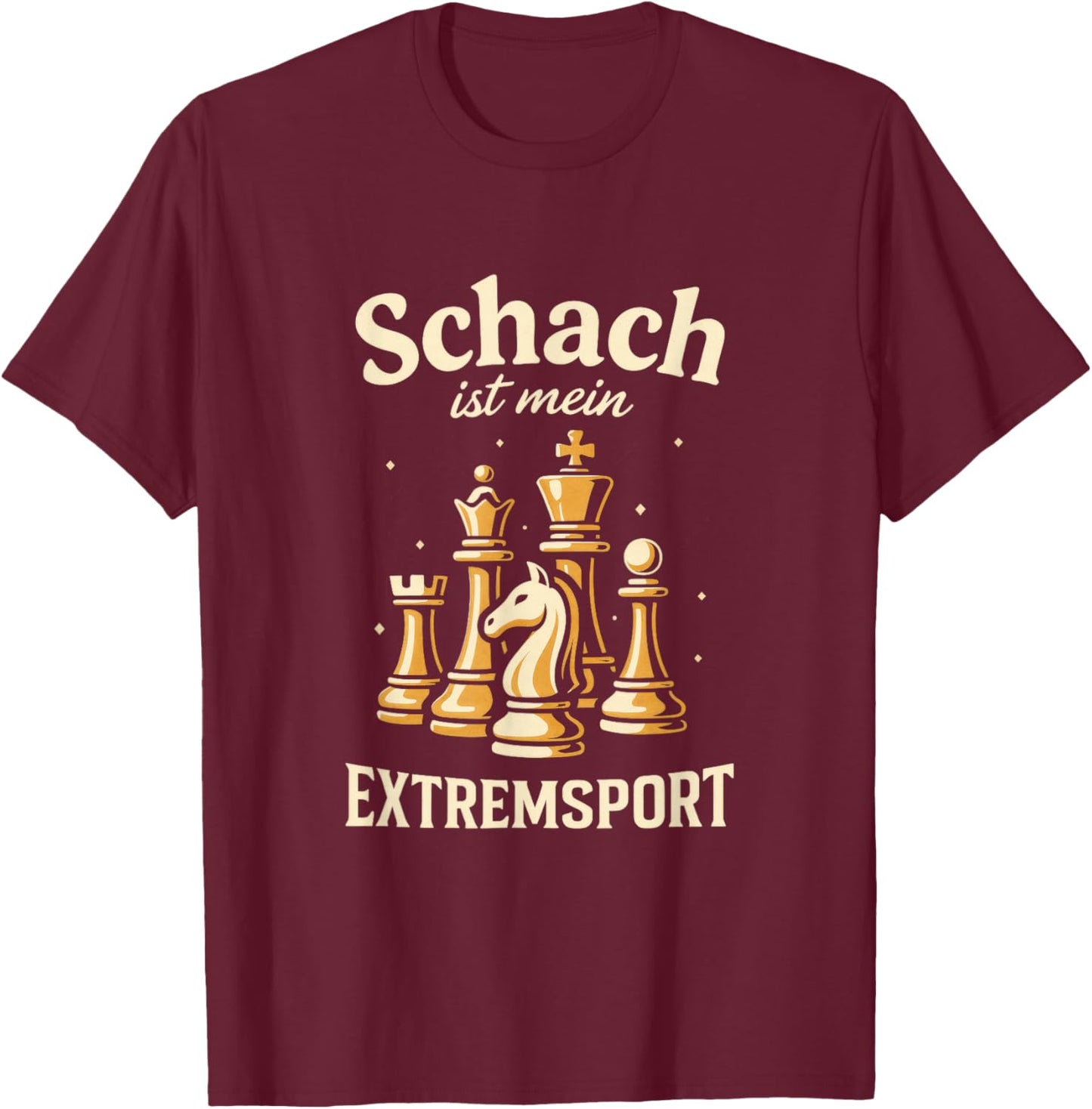 Schach Ist Mein Extremsport - Schachsport T-Shirt - T-Shirt | Maroon