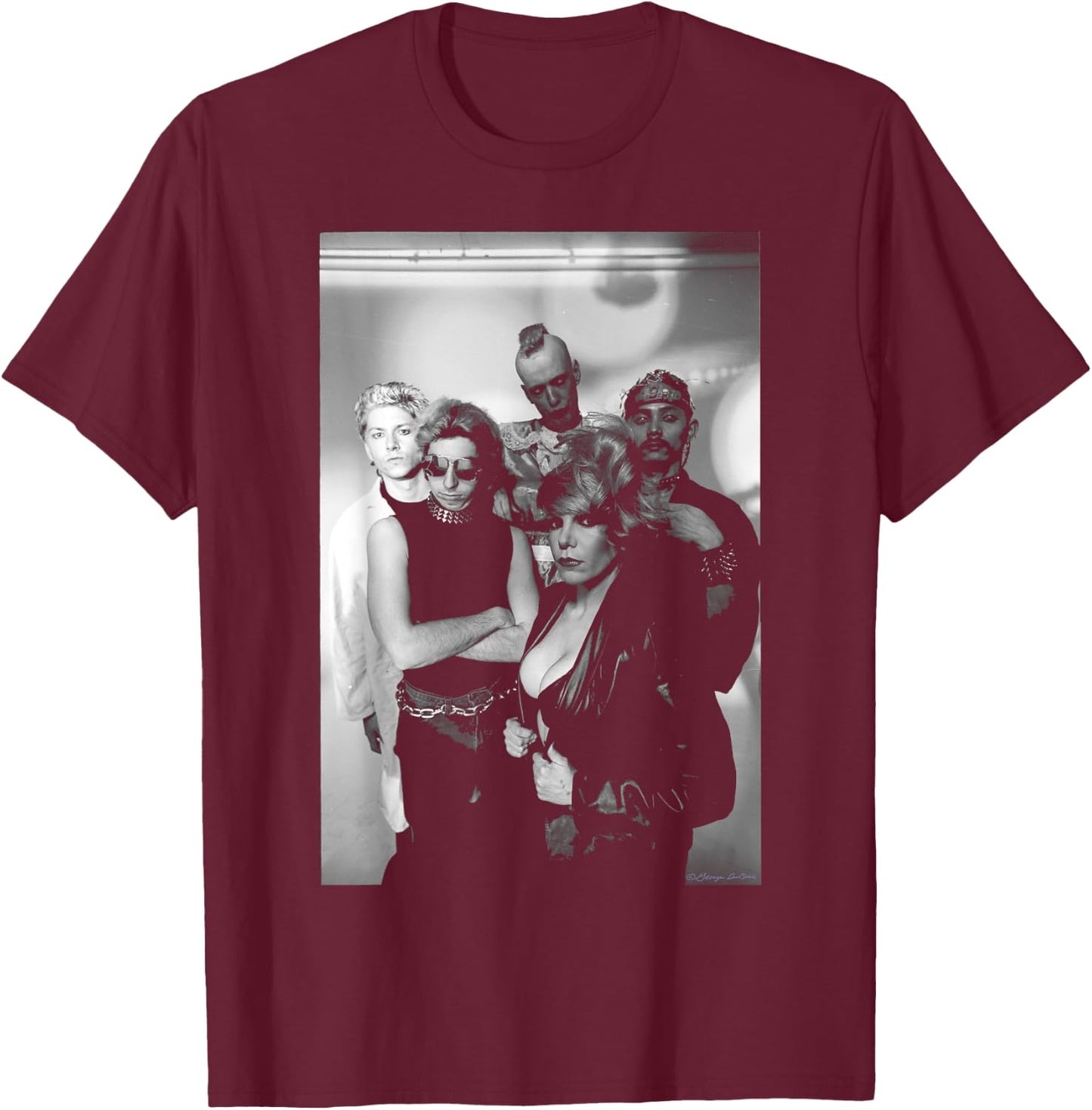 The Plasmatics Hardcore Punk Band By George DuBose T-Shirt - T-Shirt | Maroon