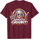 Emo Gangsta Granny Gangster Grandmother Grandma Grammy T-Shirt - T-Shirt | Maroon