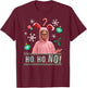 A Christmas Story - Ho Ho Ho Pink Bunny Suit T-Shirt - T-Shirt | Maroon