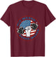 Hit Maxes Evade Taxes Fun Sarcastic Lifting Gym USA Flag Men T-Shirt - T-Shirt | Maroon