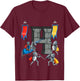 Medieval Knights Middle Ages History Castle 4th Birthday T-Shirt - T-Shirt | Maroon
