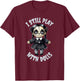 VooDoo Doll Graphic Halloween Costume T-Shirt - T-Shirt | Maroon