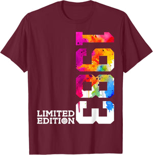 43 Jahre 43. Geburtstag Limited Edition 1983 T-Shirt - T-Shirt | Maroon
