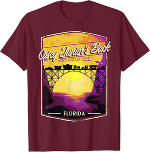 Disney Dumbo Casey Junior's Back Florida T-Shirt - T-Shirt | Maroon