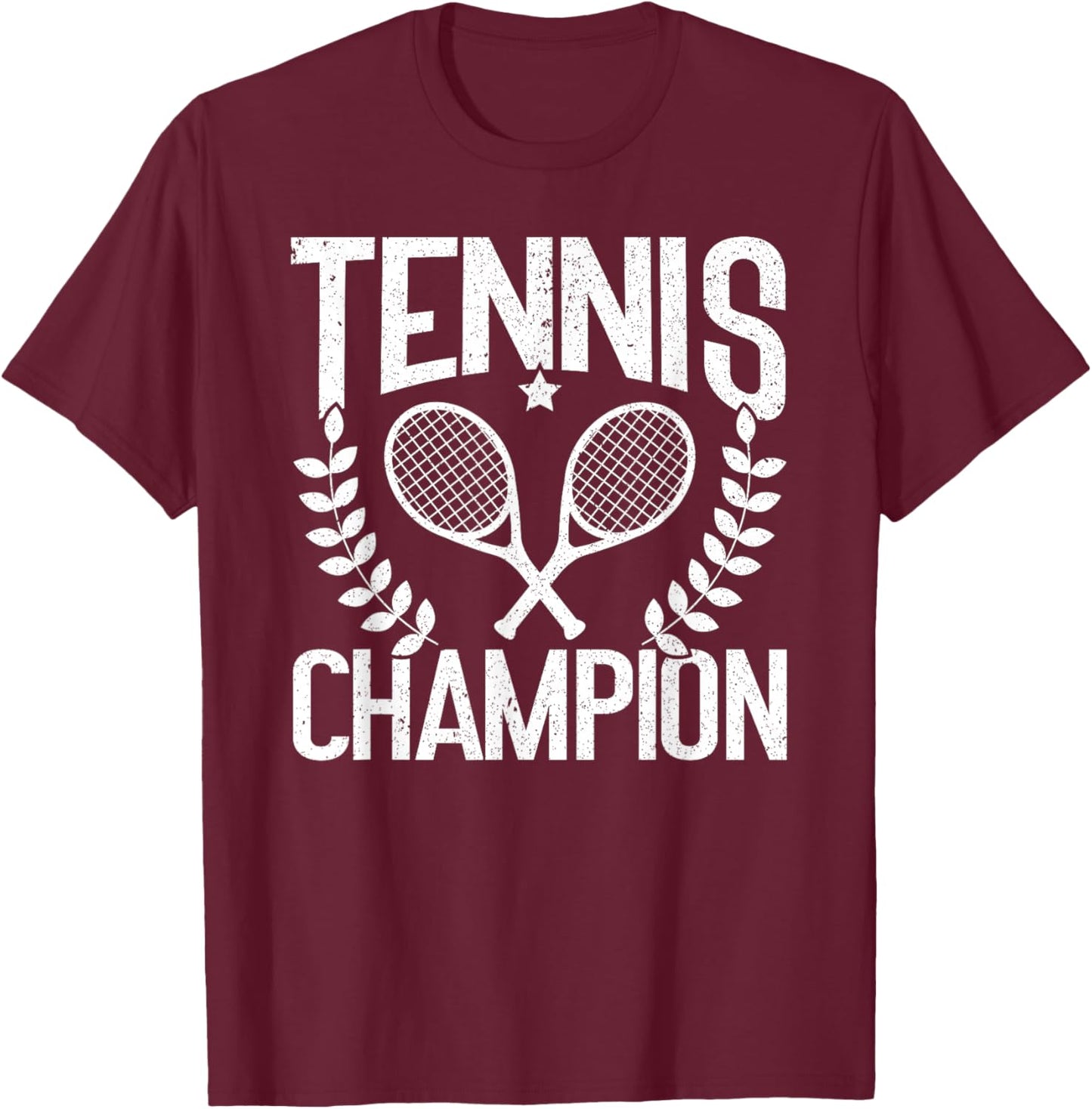 Tennis Champion Funny Tennis T-Shirt - T-Shirt | Maroon