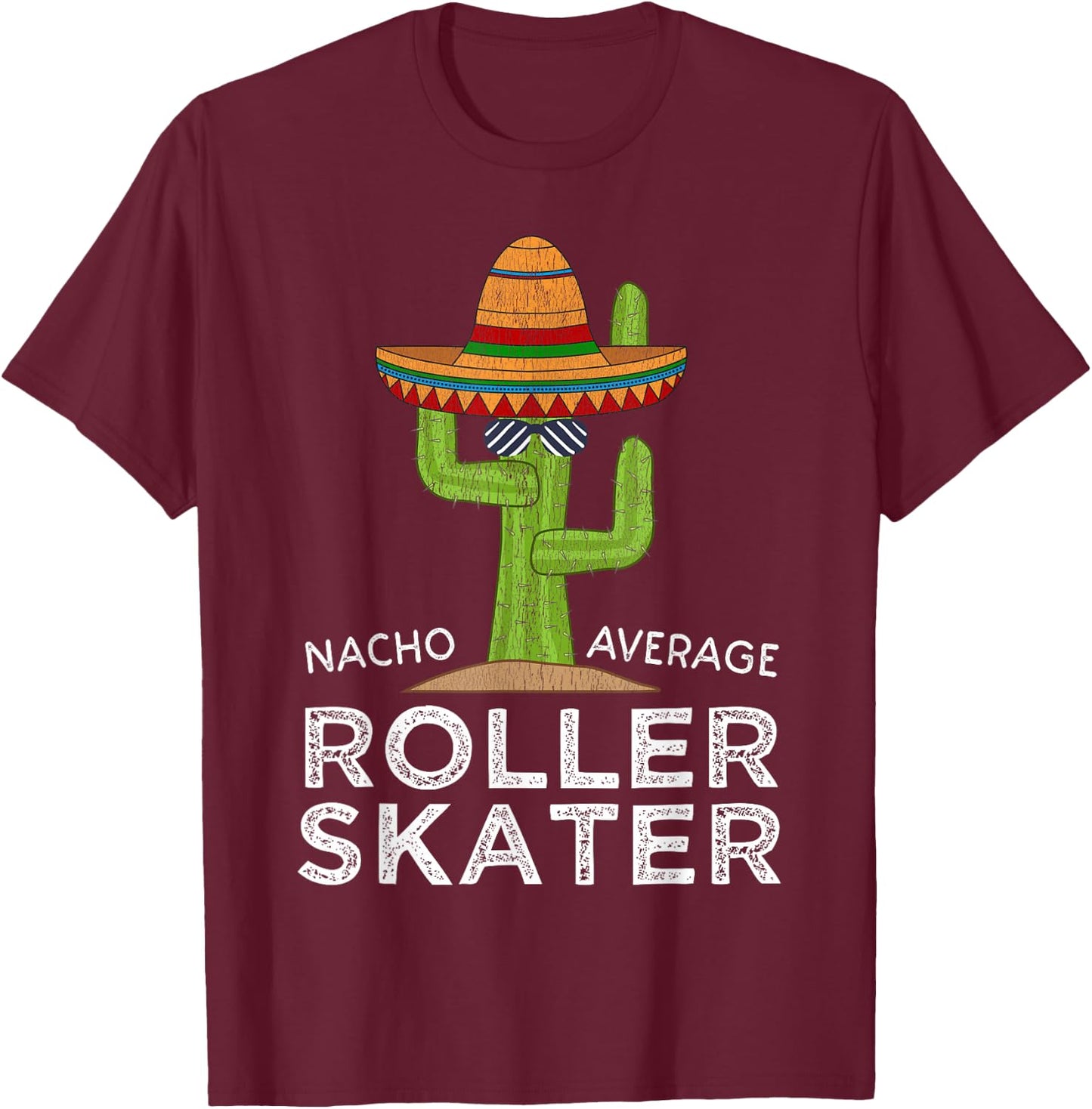 Fun Roller Skating Lover Humor Saying | Funny Roller Skater T-Shirt - T-Shirt | Maroon