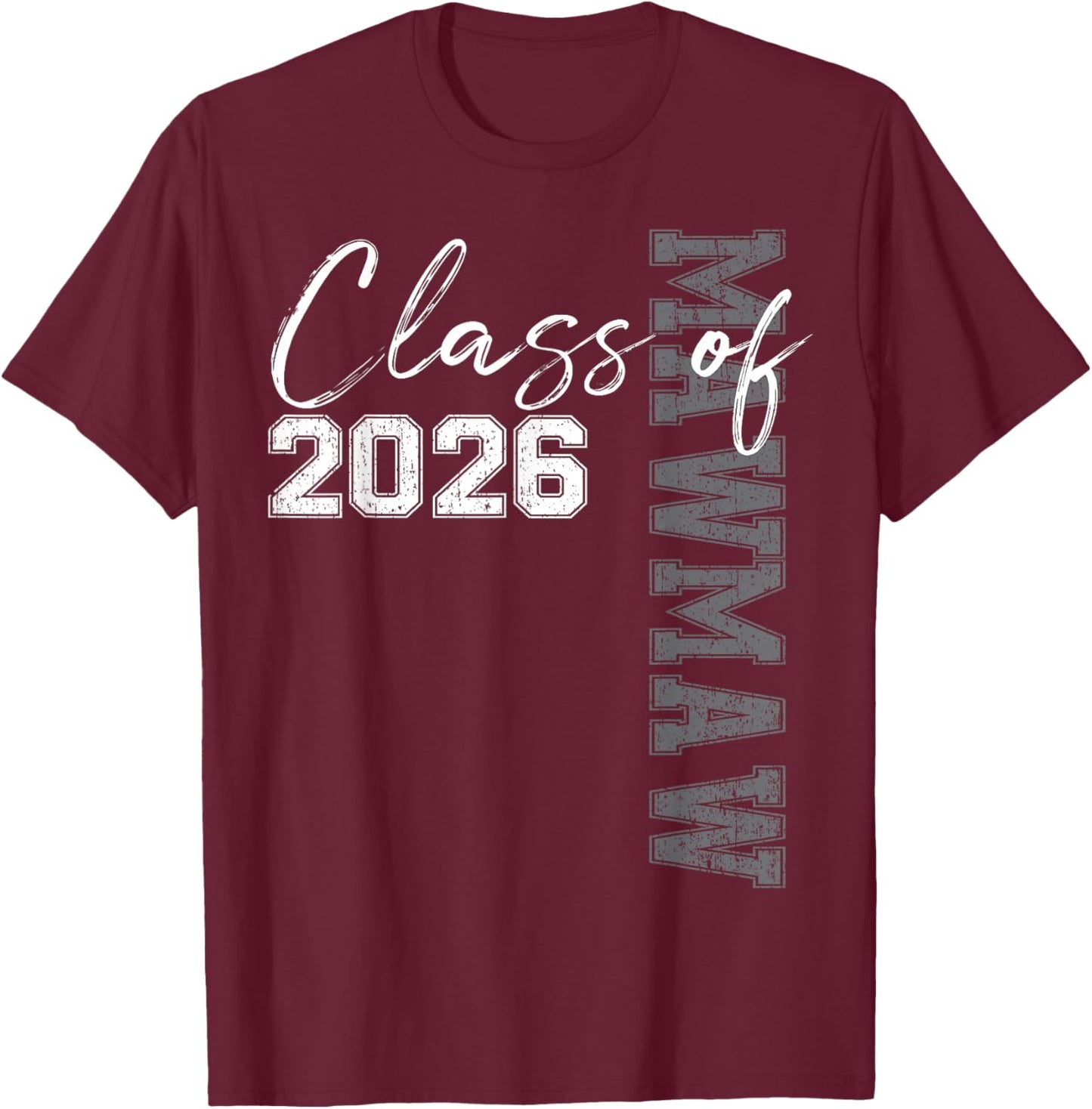 Proud Mawmaw Of A Class Of 2026 Graduate Senior 26 T-Shirt - T-Shirt | Maroon