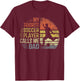 My Favorite Soccer Player Calls Me Dad Shirt Daddy Gifts T-Shirt - T-Shirt | Maroon