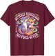 Otterly Ridiculous No Foxs Given Funny Retro Animal Pun T-Shirt - T-Shirt | Maroon