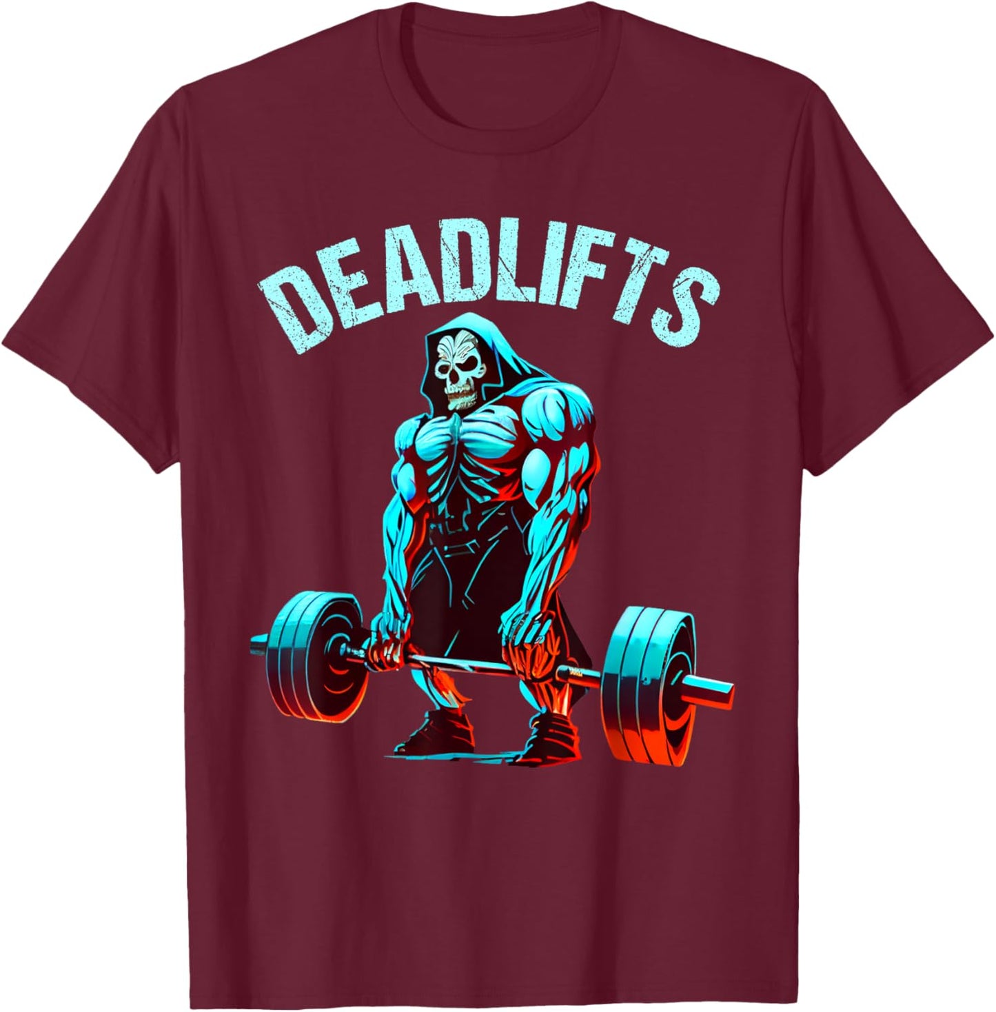 Deadlifts Gym Fitness Funny Workout T-Shirt - T-Shirt | Maroon