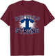 Tift County Blue Devils Logo Strong Flag HS T-Shirt - T-Shirt | Maroon
