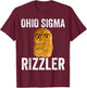 Ohio Sigma Rizzler T-Shirt - T-Shirt | Maroon
