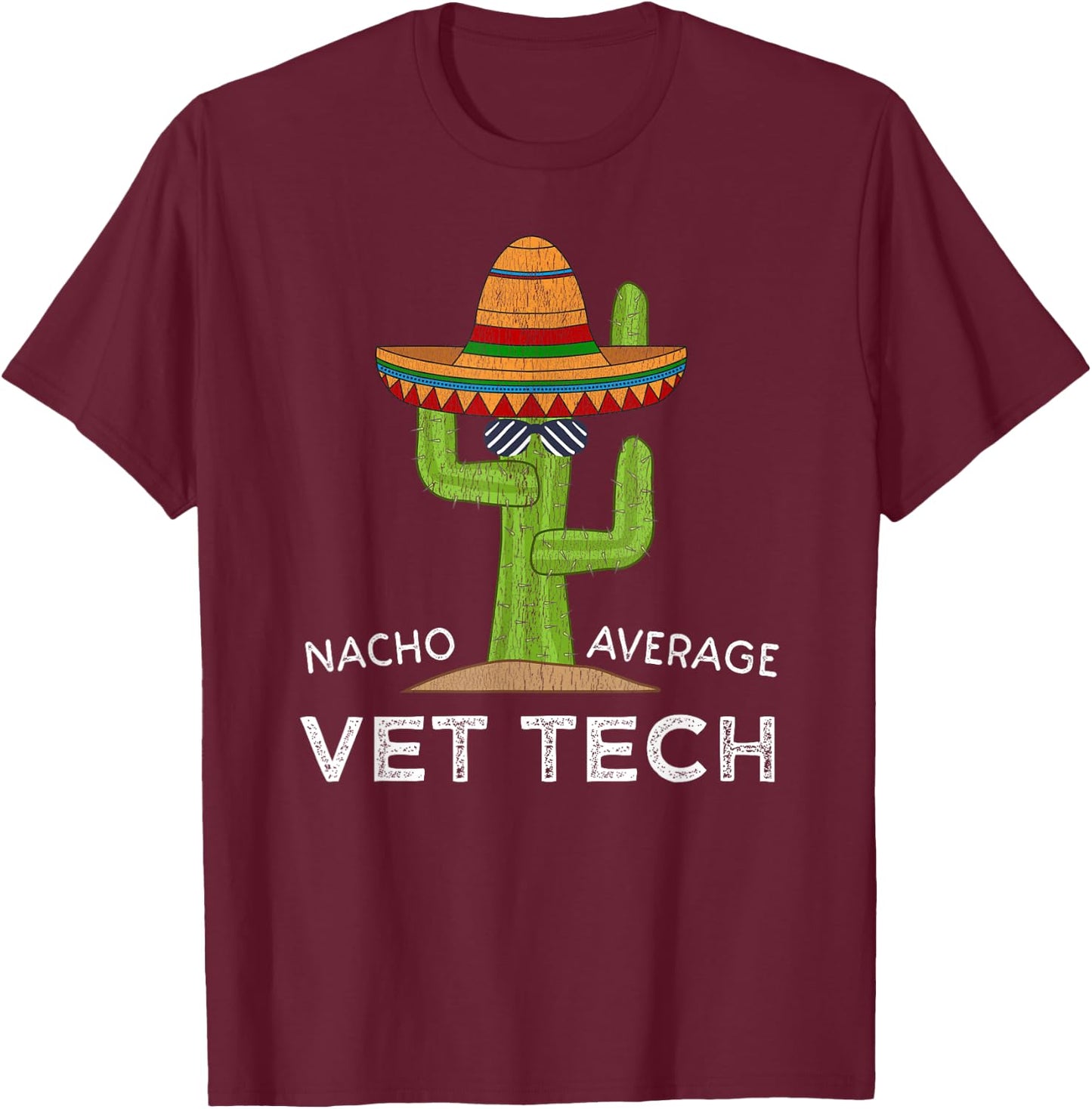 Funny Vet Tech Veterinary Technician Cute Saying T-Shirt - T-Shirt | Maroon