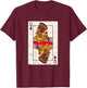 African Queen Card Melanin Black Pride Halloween BLM Women T-Shirt - T-Shirt | Maroon