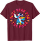 Disney Lilo & Stitch Just Here for The Food T-Shirt - T-Shirt | Maroon