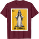 Mexican Halloween or Cinco de Mayo Design - La Llorona T-Shirt - T-Shirt | Maroon