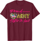 Proud Army Sister-In-Law - US Flag Dog Tags Military Family T-Shirt - T-Shirt | Maroon