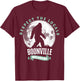Boonville Missouri Respect the Locals Bigfoot Sasquatch Moon T-Shirt - T-Shirt | Maroon