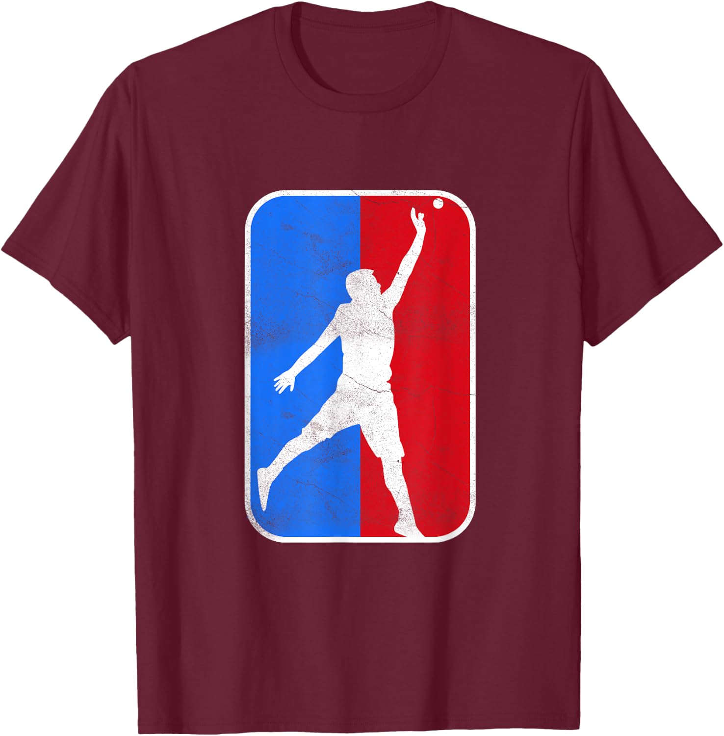 Beer Die Shooting Logo | Cool Beer Dice Shooter Table Game T-Shirt - T-Shirt | Maroon