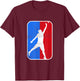 Beer Die Shooting Logo | Cool Beer Dice Shooter Table Game T-Shirt - T-Shirt | Maroon