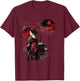 Japanische Geisha-Pagode Kimono Geisha Mädchen Traditionelle Kunst T-Shirt - T-Shirt | Maroon